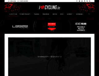 ilovecycling.de screenshot