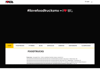 ilovefoodtrucks.mx screenshot