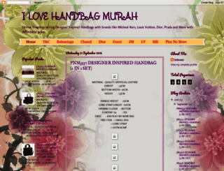 ilovehandbagmurah.blogspot.com screenshot