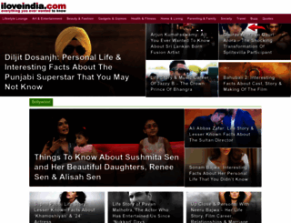 iloveindia.com screenshot