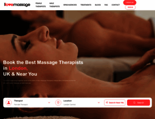 ilovemassageuk.com screenshot