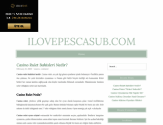 ilovepescasub.com screenshot