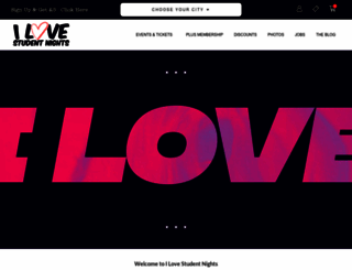 ilovestudentnights.com screenshot