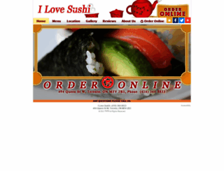 ilovesushitoronto.com screenshot
