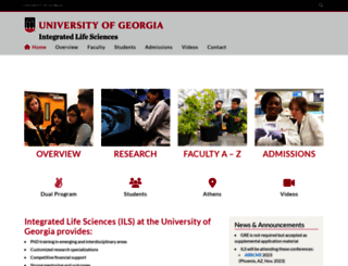 ils.uga.edu screenshot