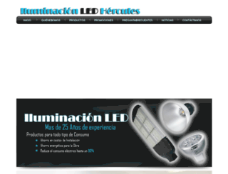 iluminacionledhercules.com screenshot