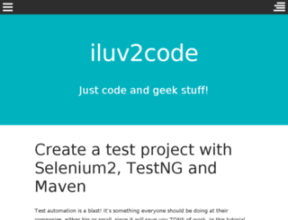 iluv2code.com screenshot