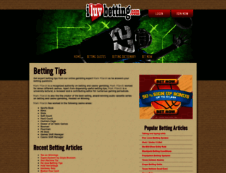 iluvbetting.com screenshot