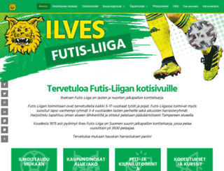 ilvesfutisliiga.fi screenshot