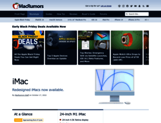 imac.macrumors.com screenshot