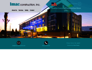imacconstruction.com screenshot
