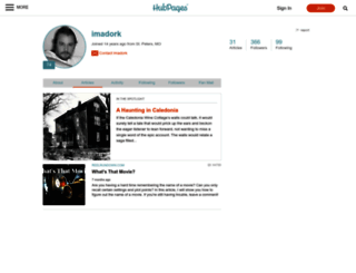 imadork.hubpages.com screenshot
