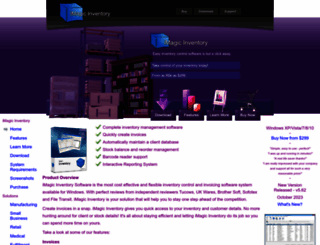 imagicinventorysoftware.com screenshot