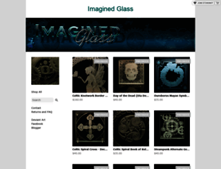 imaginedglass.storenvy.com screenshot
