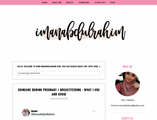 imanabdulrahim.com screenshot