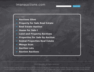 imanauctions.com screenshot