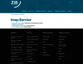 imap.zib.de screenshot