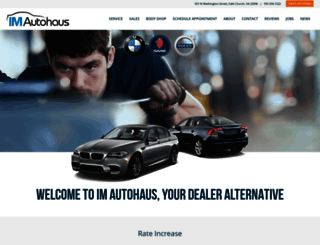 imautohaus.com screenshot
