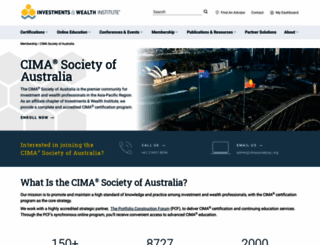 imca.org.au screenshot