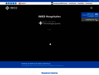 imedhospitales.com screenshot