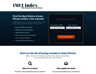 imei-index.com screenshot