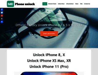 imeiphoneunlock.com screenshot