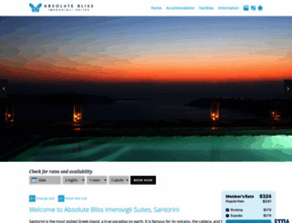 imerovigli-hotels.com screenshot