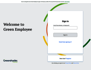 imia.greenemployee.com screenshot