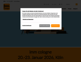 imm-cologne.de screenshot