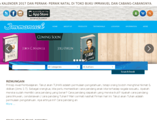 immanuelbookstore.com screenshot