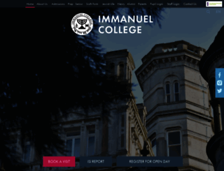 immanuelcollege.co.uk screenshot