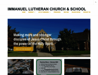 immanuelwaterloo.org screenshot