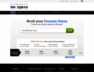immdomain.com screenshot