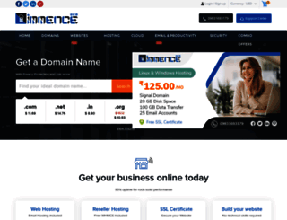 immenceweb.com screenshot