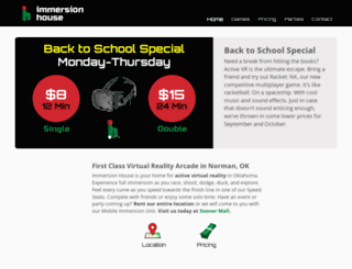 immersionhouse.com screenshot
