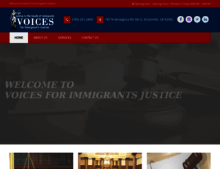 immigrantsjustice.com screenshot