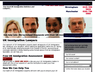 immigrateuk.com screenshot