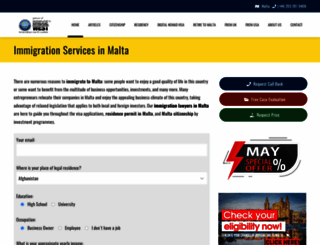 immigration-malta.lawyer screenshot