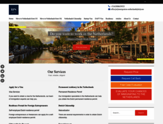 immigration-netherlands.com screenshot