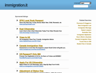 immigration.it screenshot