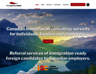immigrationcare.ca screenshot