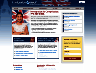 immigrationdirect.co.uk screenshot