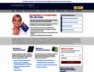immigrationdirect.com.au screenshot