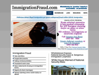 immigrationfraud.com screenshot