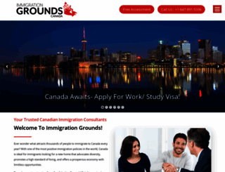immigrationgrounds.com screenshot