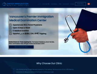 immigrationmedicals.com screenshot