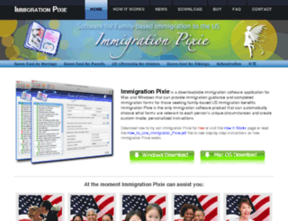 immigrationpixie.com screenshot