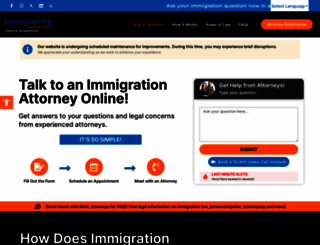 immigrationquestion.com screenshot