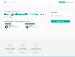 immigrationsolicitor.co.uk screenshot