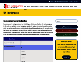 immigrationsolicitorslondonuk.com screenshot